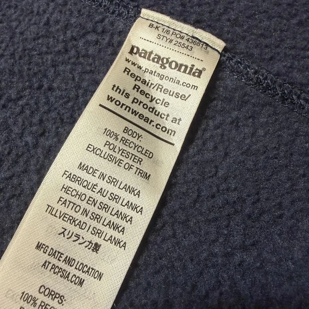 Patagonia Better Sweater Women Jacket Navy Full Zip Long Sleeve Size Large - Picture 5 of 10